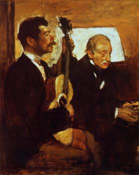 Edgar Degas : Degas' Father Listening to Lorenzo Pagans